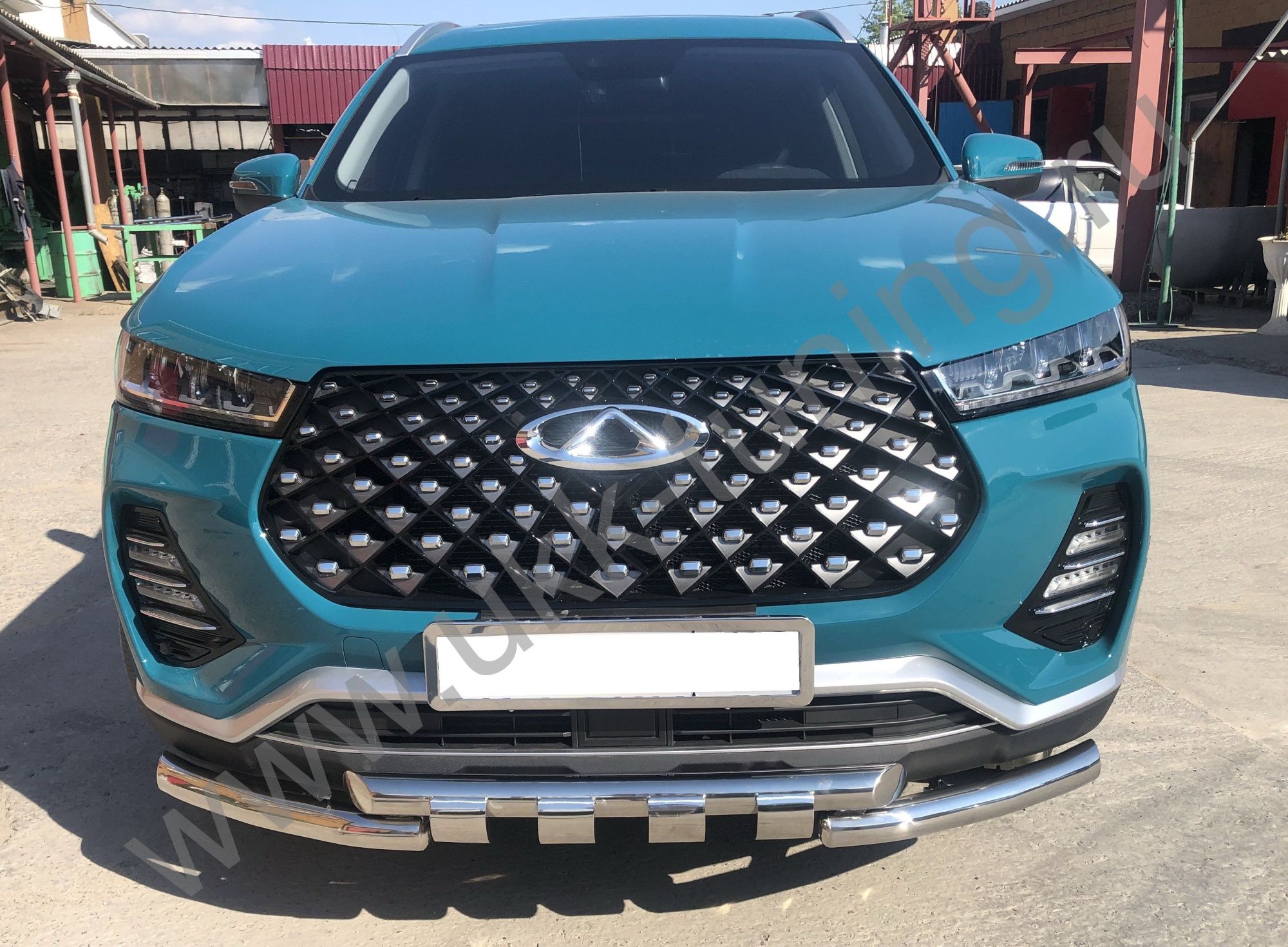 Защита переднего бампера G Chery Tiggo 7 Pro 2021 Защита переднего бампера G Chery Tiggo 7 Pro 2021